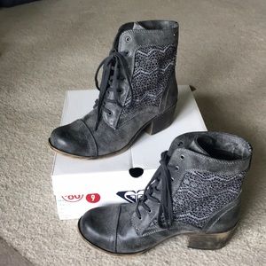 Roxy Lace Combat boots